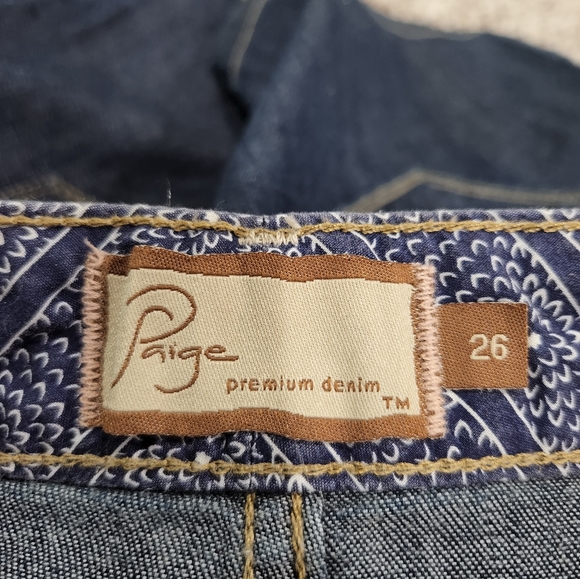 Paige Premium Denim Mini Skirt Size 26 - Picture 4 of 6